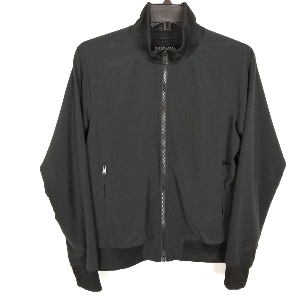 Athleta Black Full-Zip Lightweight Jacket